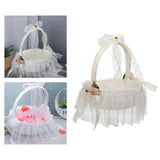 Maxbell Wedding Basket Decorative Practical Romantic for Parties Ceremony Girl B