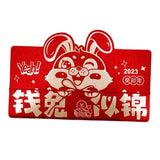 Maxbell Chinese New Year Money Envelope New Year Party Lucky Money Pocket Rabbit Year Style F