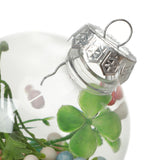 Maxbell 6x Clear Christmas Ball Ornaments Party Supplies for Bedroom Christmas 6cm Argent