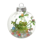 Maxbell 6x Clear Christmas Ball Ornaments Party Supplies for Bedroom Christmas 8cm Argent