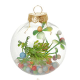 Maxbell 6x Clear Christmas Ball Ornaments Party Supplies for Bedroom Christmas 8cm Aureate