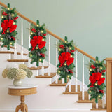 Maxbell Christmas LED Wreath with Light Wall Hanging Wall Christmas Wreath for Yard