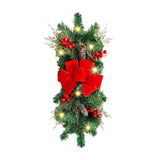 Maxbell Christmas LED Wreath with Light Wall Hanging Wall Christmas Wreath for Yard