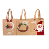 Maxbell 12x Christmas Paper Gift Bags with Handle for Holiday Party Favors Supplies