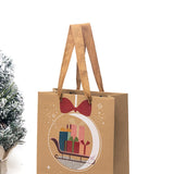 Maxbell 12x Christmas Paper Gift Bags with Handle for Holiday Party Favors Supplies