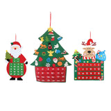 Maxbell Xmas counting Calendar Wall Hanging Decor for decor Santa
