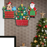 Maxbell Xmas counting Calendar Wall Hanging Decor for decor Santa