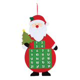 Maxbell Xmas counting Calendar Wall Hanging Decor for decor Santa