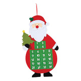Maxbell Xmas counting Calendar Wall Hanging Decor for decor Santa