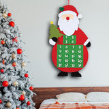 Maxbell Xmas counting Calendar Wall Hanging Decor for decor Santa