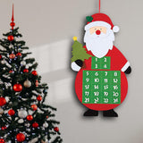 Maxbell Xmas counting Calendar Wall Hanging Decor for decor Santa