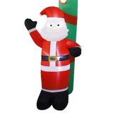 Maxbell 8 ft Christmas Inflatable Archway with Lights for Patio Lawn Decoration