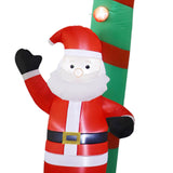 Maxbell Lighted Christmas Inflatable Archway with LED Lights for Patio Outdoor Yard