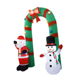 Maxbell Lighted Christmas Inflatable Archway with LED Lights for Patio Outdoor Yard