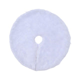 Maxbell Christmas Tree Skirt Traditional 14.96'' Thick for Party Wedding Holiday White