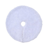 Maxbell Christmas Tree Skirt Traditional 14.96'' Thick for Party Wedding Holiday White