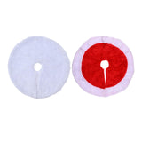 Maxbell Christmas Tree Skirt Traditional 14.96'' Thick for Party Wedding Holiday White