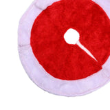 Maxbell Christmas Tree Skirt Traditional 14.96'' Thick for Party Wedding Holiday Red