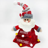 Maxbell 3d Christmas Ornaments Reusable for Wrapping Santa