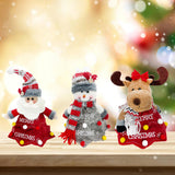 Maxbell 3d Christmas Ornaments Reusable for Wrapping Santa