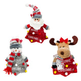 Maxbell 3d Christmas Ornaments Reusable for Wrapping Santa