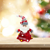 Maxbell 3d Christmas Ornaments Reusable for Wrapping Santa
