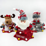 Maxbell 3d Christmas Ornaments Reusable for Wrapping Santa