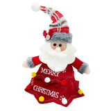 Maxbell 3d Christmas Ornaments Reusable for Wrapping Santa
