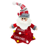 Maxbell 3d Christmas Ornaments Reusable for Wrapping Santa