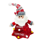 Maxbell 3d Christmas Ornaments Reusable for Wrapping Santa