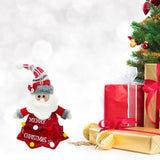 Maxbell 3d Christmas Ornaments Reusable for Wrapping Santa