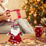 Maxbell 3d Christmas Ornaments Reusable for Wrapping Santa