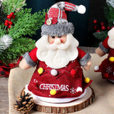 Maxbell 3d Christmas Ornaments Reusable for Wrapping Santa