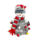 Maxbell 3d Christmas Ornaments Reusable for Wrapping Snowman