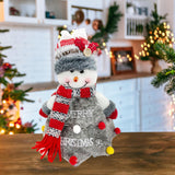 Maxbell 3d Christmas Ornaments Reusable for Wrapping Snowman