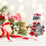 Maxbell 3d Christmas Ornaments Reusable for Wrapping Snowman