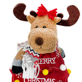 Maxbell 3d Christmas Ornaments Reusable for Wrapping Deer