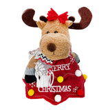 Maxbell 3d Christmas Ornaments Reusable for Wrapping Deer