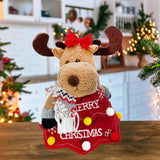 Maxbell 3d Christmas Ornaments Reusable for Wrapping Deer