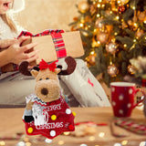 Maxbell 3d Christmas Ornaments Reusable for Wrapping Deer