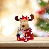 Maxbell 3d Christmas Ornaments Reusable for Wrapping Deer