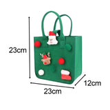 Maxbell Christmas Santa Gift Bag Gifts Bags Gift Sack Toy Bags for Party New Year Green