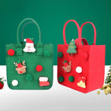 Maxbell Christmas Santa Gift Bag Gifts Bags Gift Sack Toy Bags for Party New Year Green