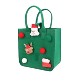 Maxbell Christmas Santa Gift Bag Gifts Bags Gift Sack Toy Bags for Party New Year Green