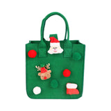 Maxbell Christmas Santa Gift Bag Gifts Bags Gift Sack Toy Bags for Party New Year Green