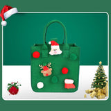 Maxbell Christmas Santa Gift Bag Gifts Bags Gift Sack Toy Bags for Party New Year Green