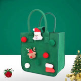 Maxbell Christmas Santa Gift Bag Gifts Bags Gift Sack Toy Bags for Party New Year Green