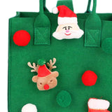 Maxbell Christmas Santa Gift Bag Gifts Bags Gift Sack Toy Bags for Party New Year Green