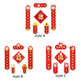 Maxbell 4Pcs Traditional Chinese New Year Couplets for 2023 Rabbit Lunar New Year style A