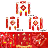 Maxbell 4Pcs Traditional Chinese New Year Couplets for 2023 Rabbit Lunar New Year style A